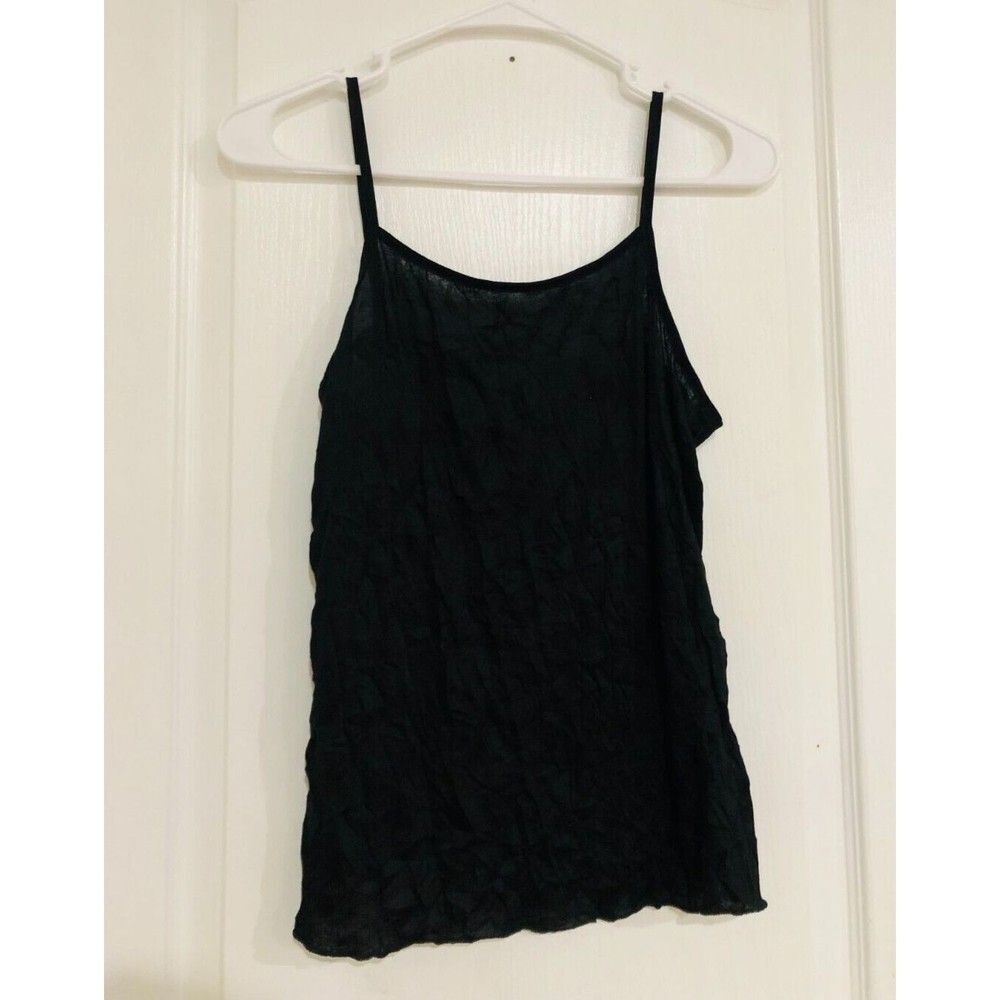Zenobia Women's Camisole Spaghetti Strap Tank Top‎ Black Size 1X Plus